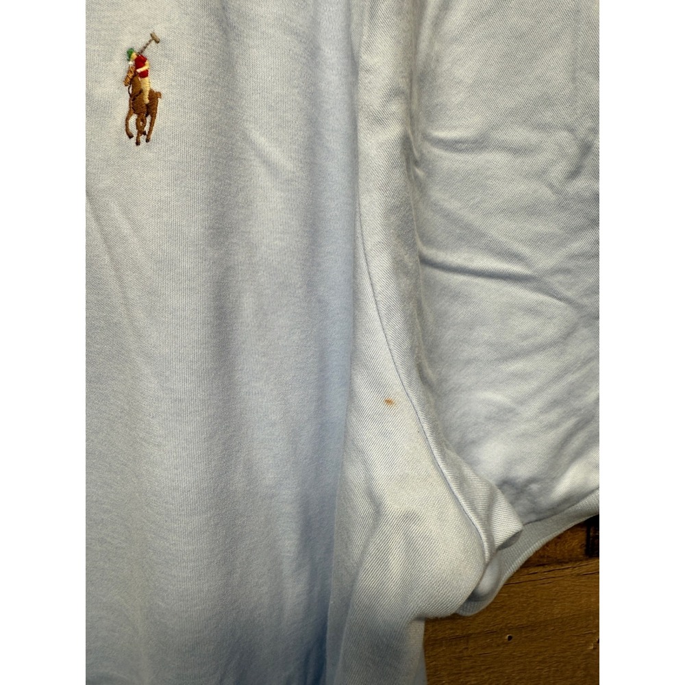 Ralph Lauren Polo Shirt Mens XL Classic Fit Light Blue Short Sleeve see photos - Picture 5 of 7